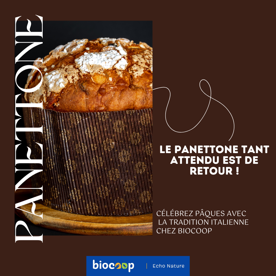 Le délicieux retour du Panettone chez Biocoop 